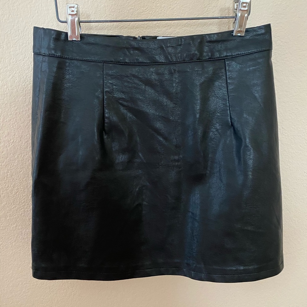 Princess Polly pleather skirt